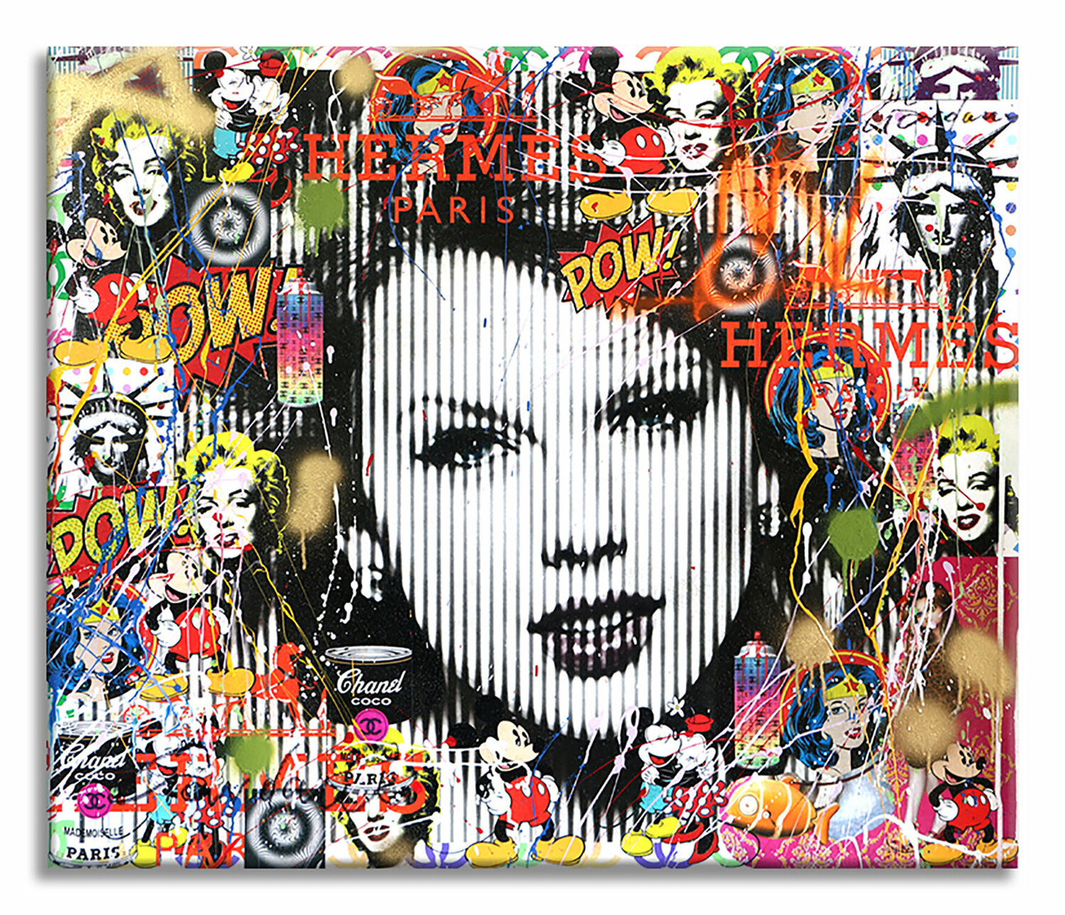 Taylor Beauty – Original Painting on Canvas Gardani Dipinto originale in vendita