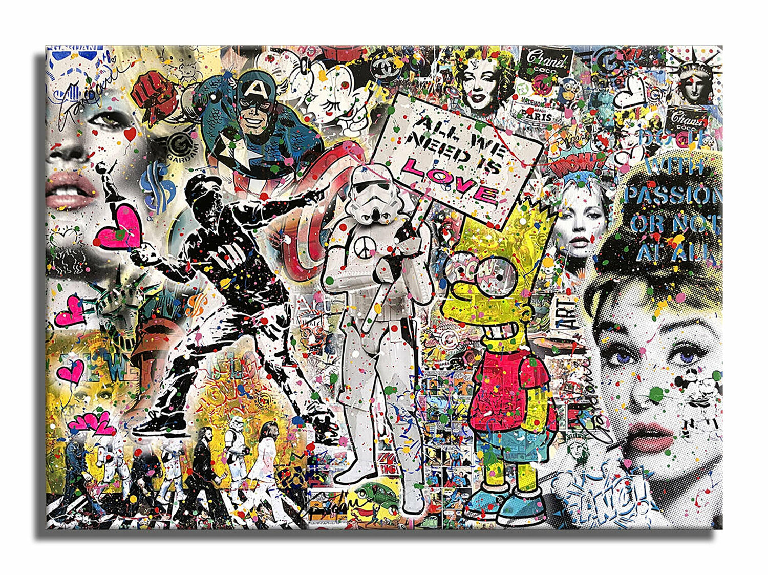 Love is Art – Original Painting on canvas Gardani