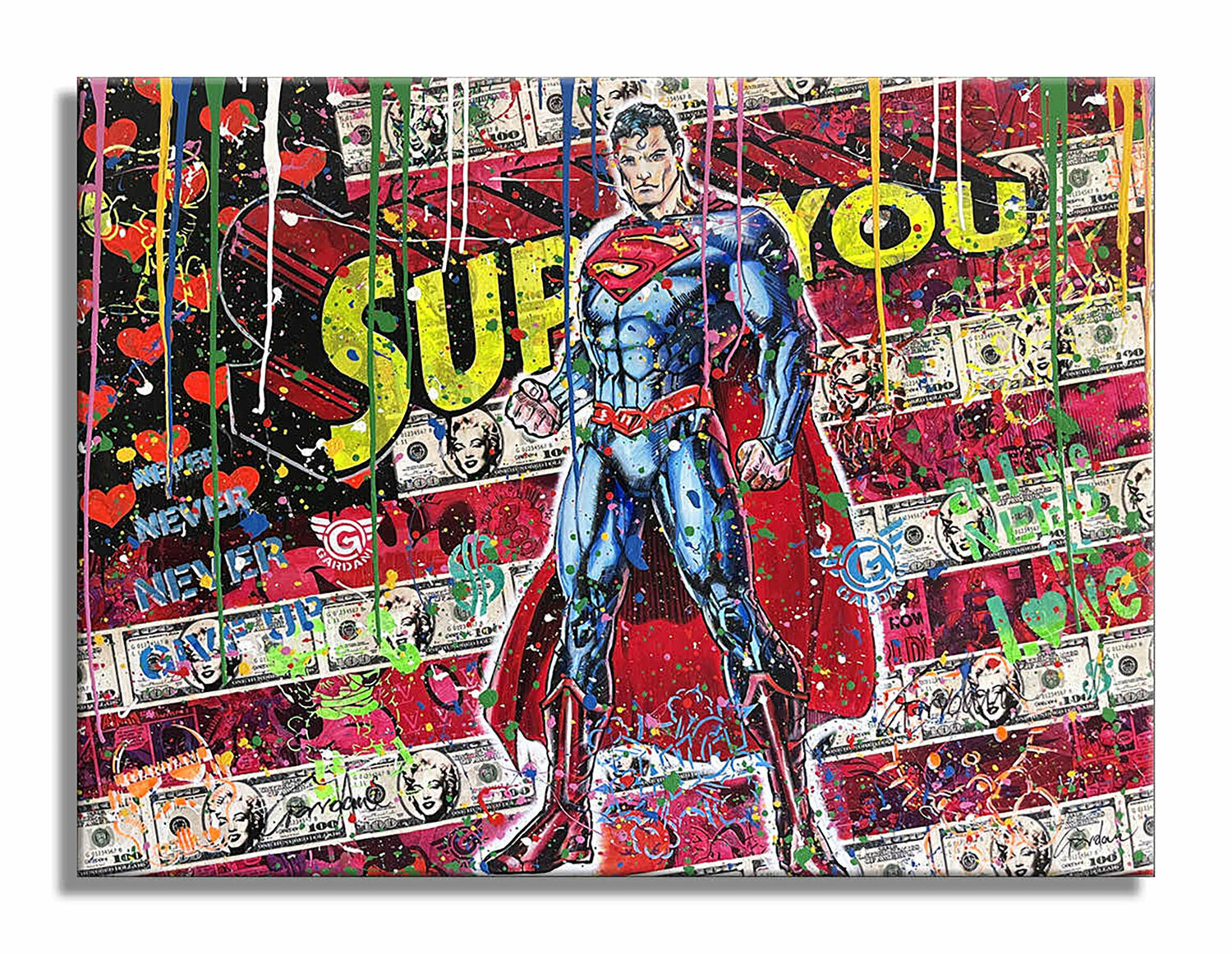 Superhero – Original Painting on canvas Gardani