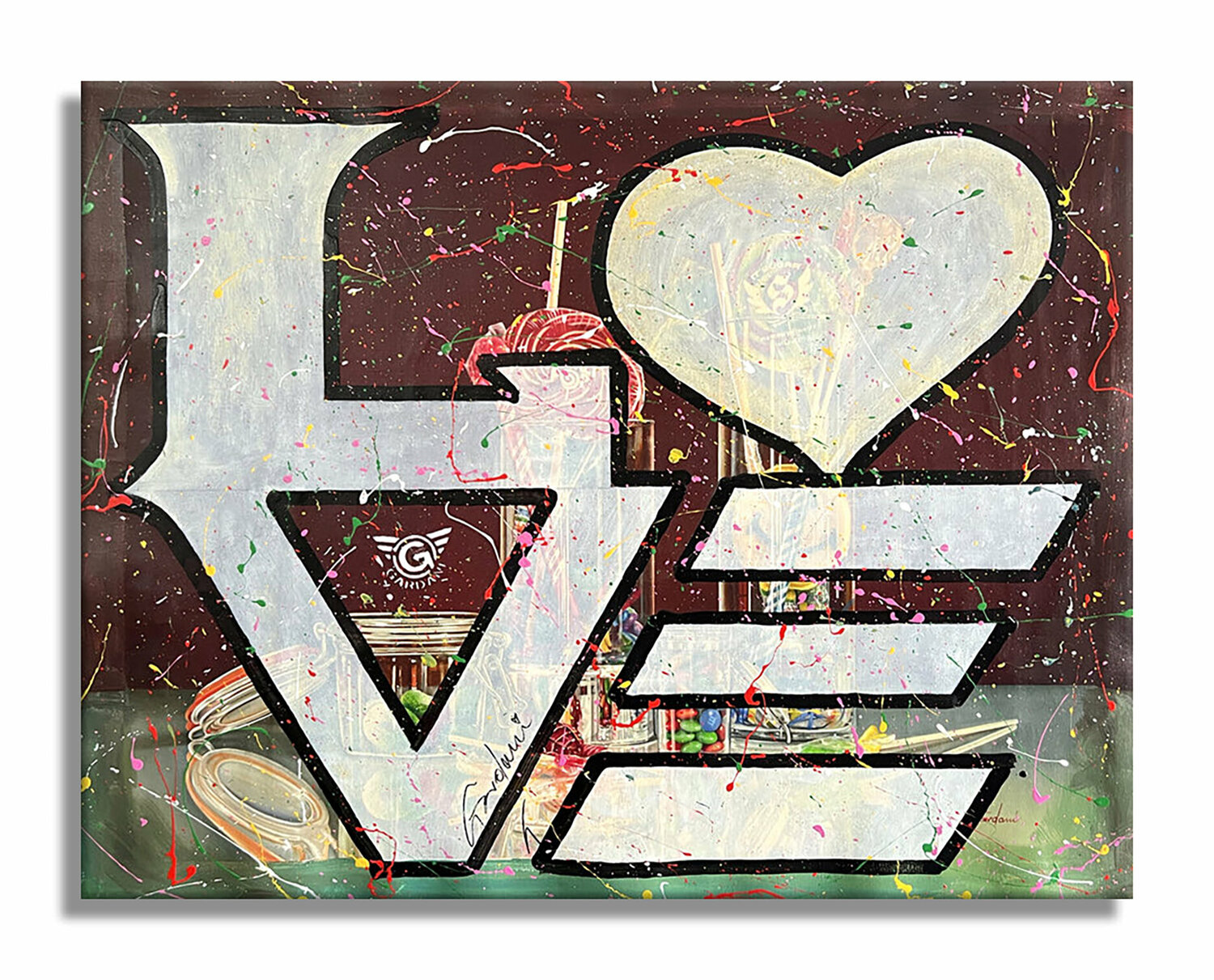 Sweet Love – Original Painting on canvas Gardani Originalgemälde zu verkaufen