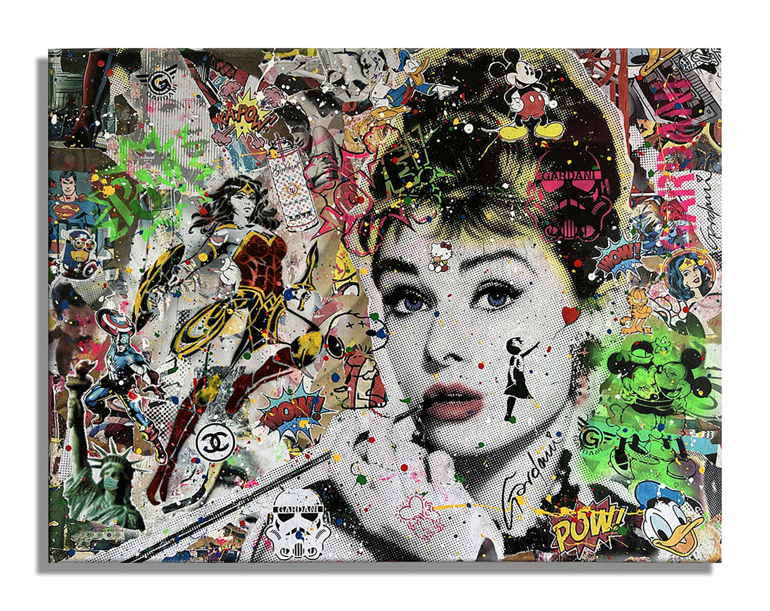 Wonder Audrey  – Original Painting on Canvas Gardani