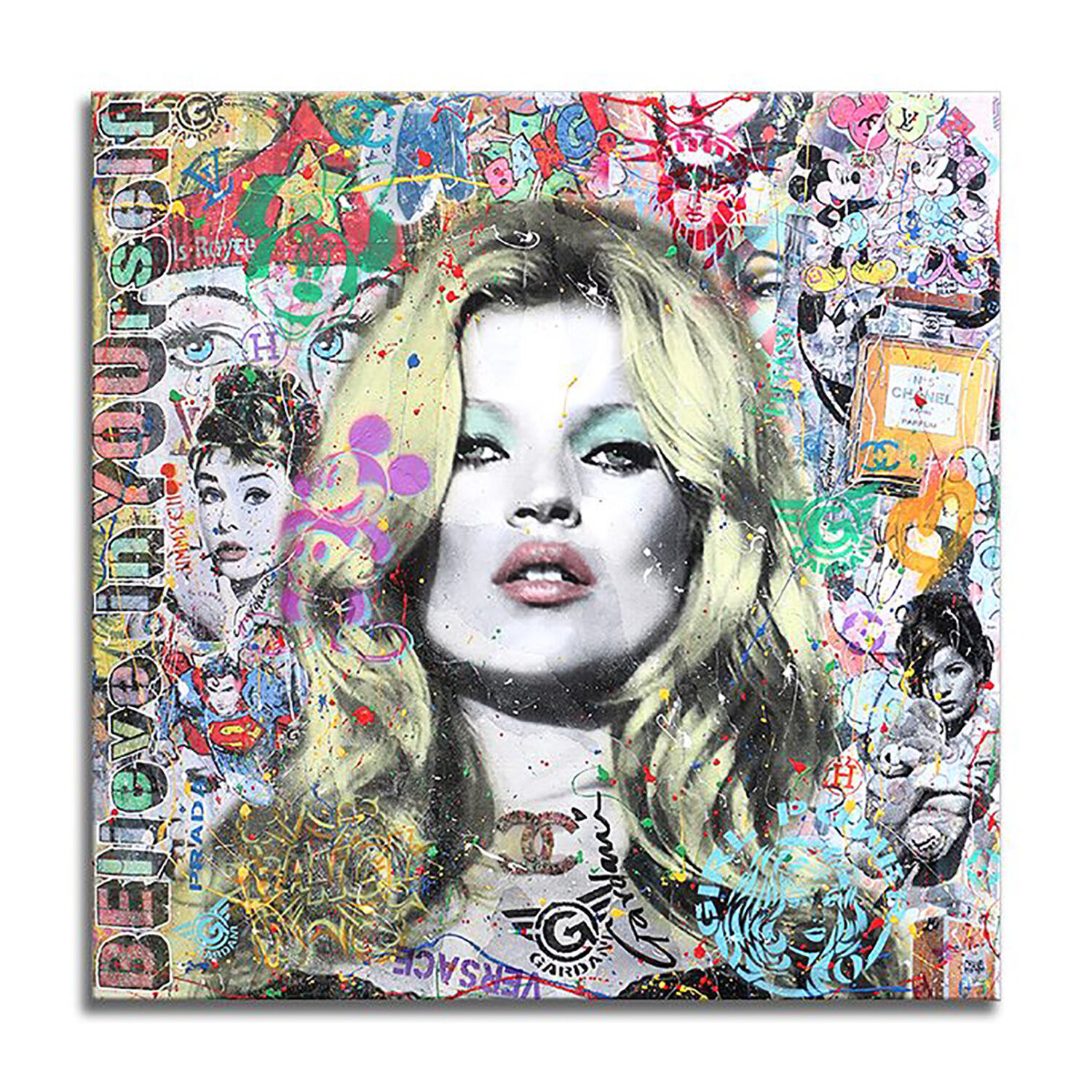 Believe in yourself - Original Painting on Canvas Gardani Originalgemälde zu verkaufen