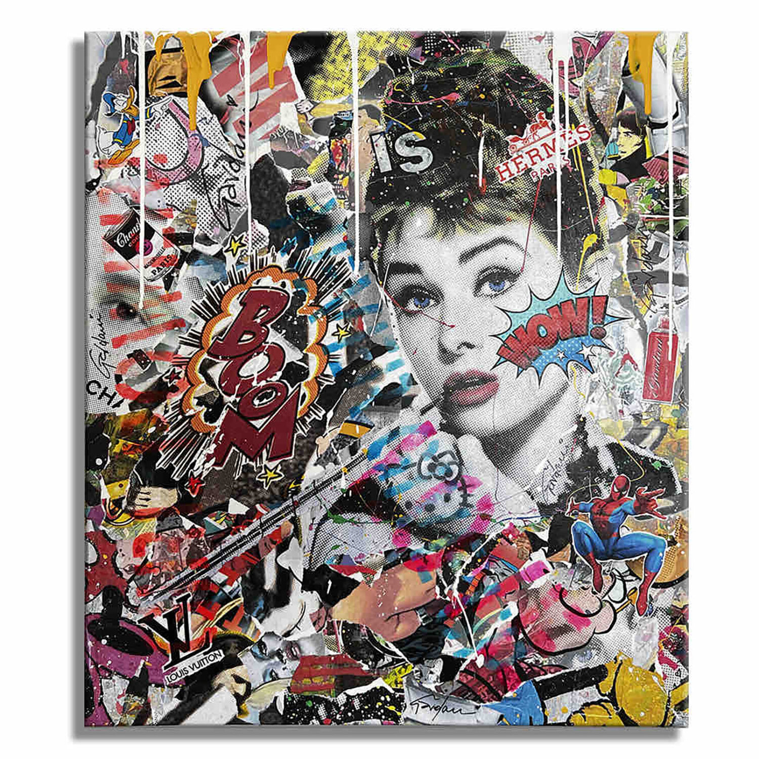 Wow Audrey – Original Painting on canvas Gardani