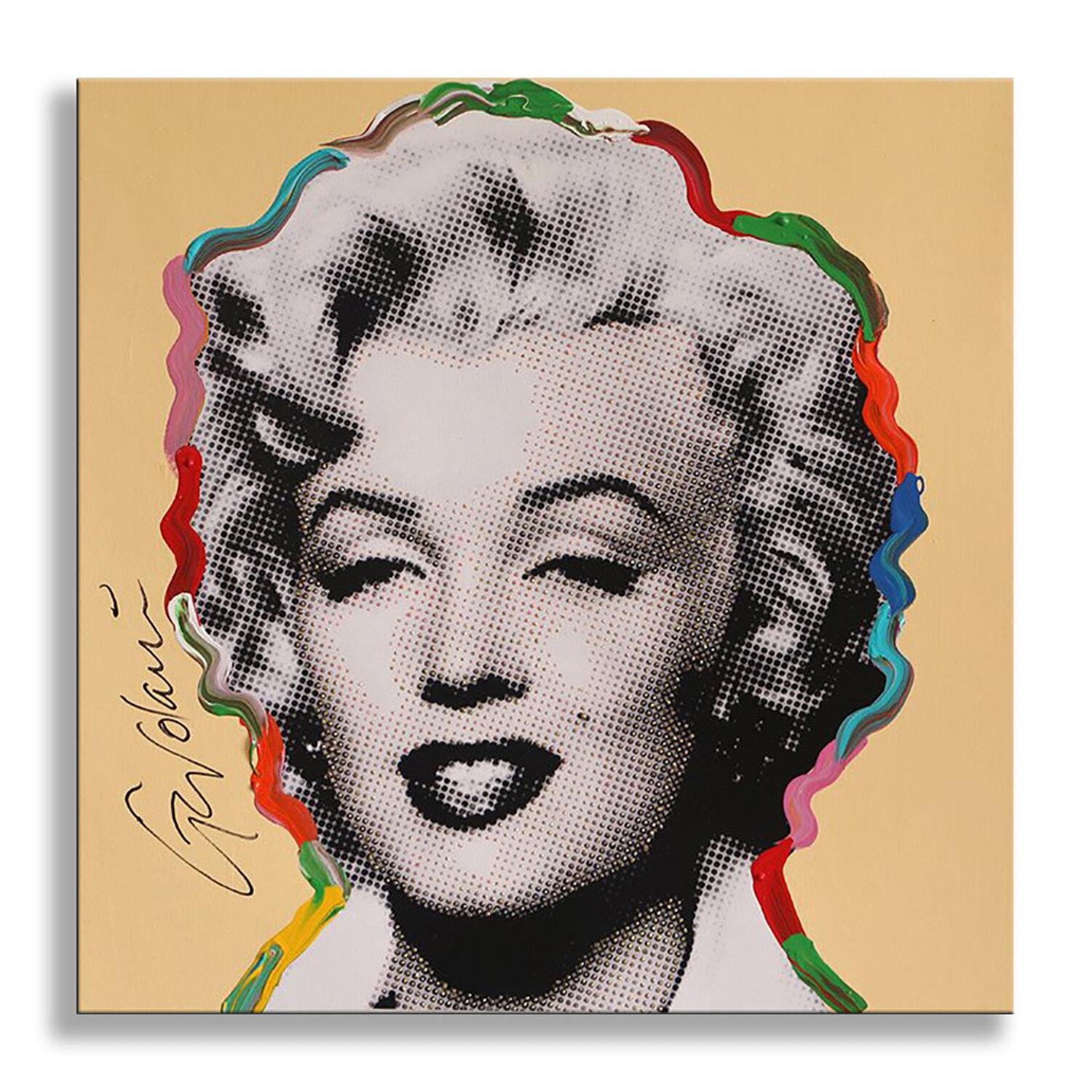 Marilyn my life - Original Painting on Canvas Gardani Dipinto originale in vendita