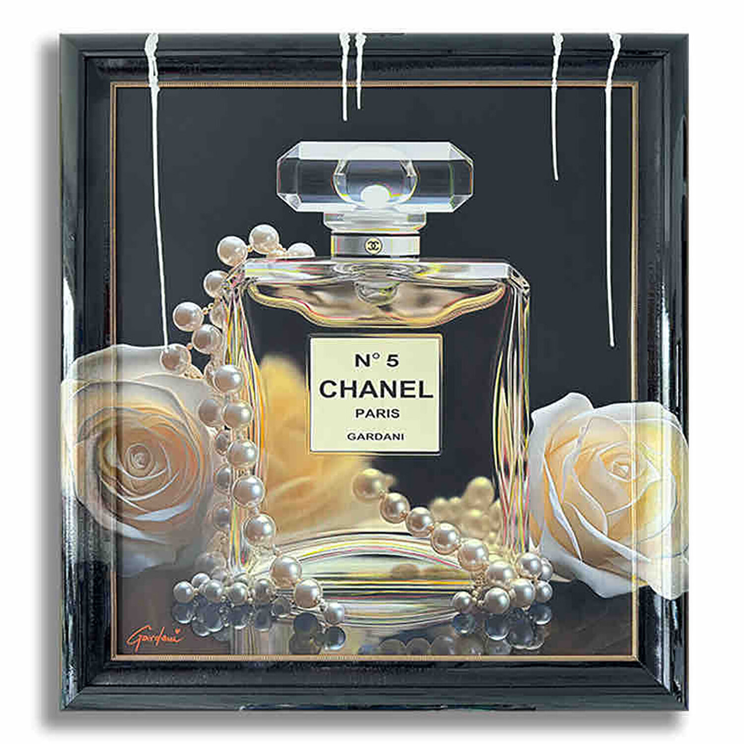 Blin Blin Chanel – Original Painting on Canvas Gardani Originalgemälde zu verkaufen