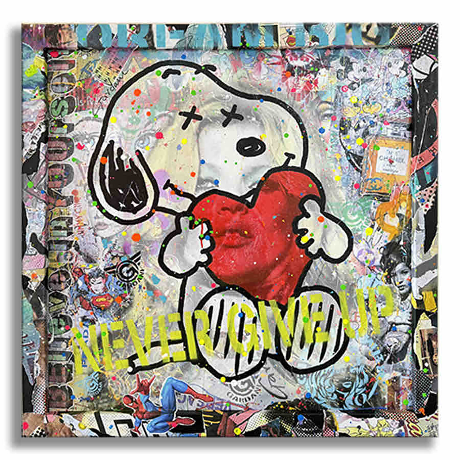 Snoopy Your Dreams – Original Painting on canvas Gardani