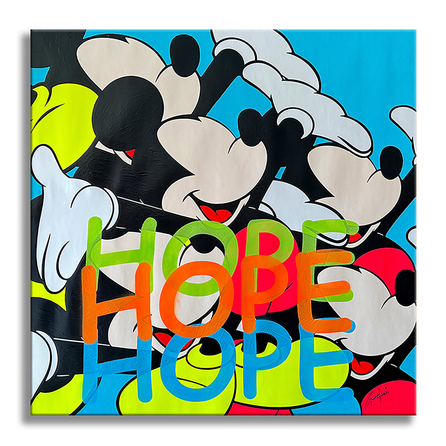 Mickey Hope -  Original Painting on Canvas Gardani