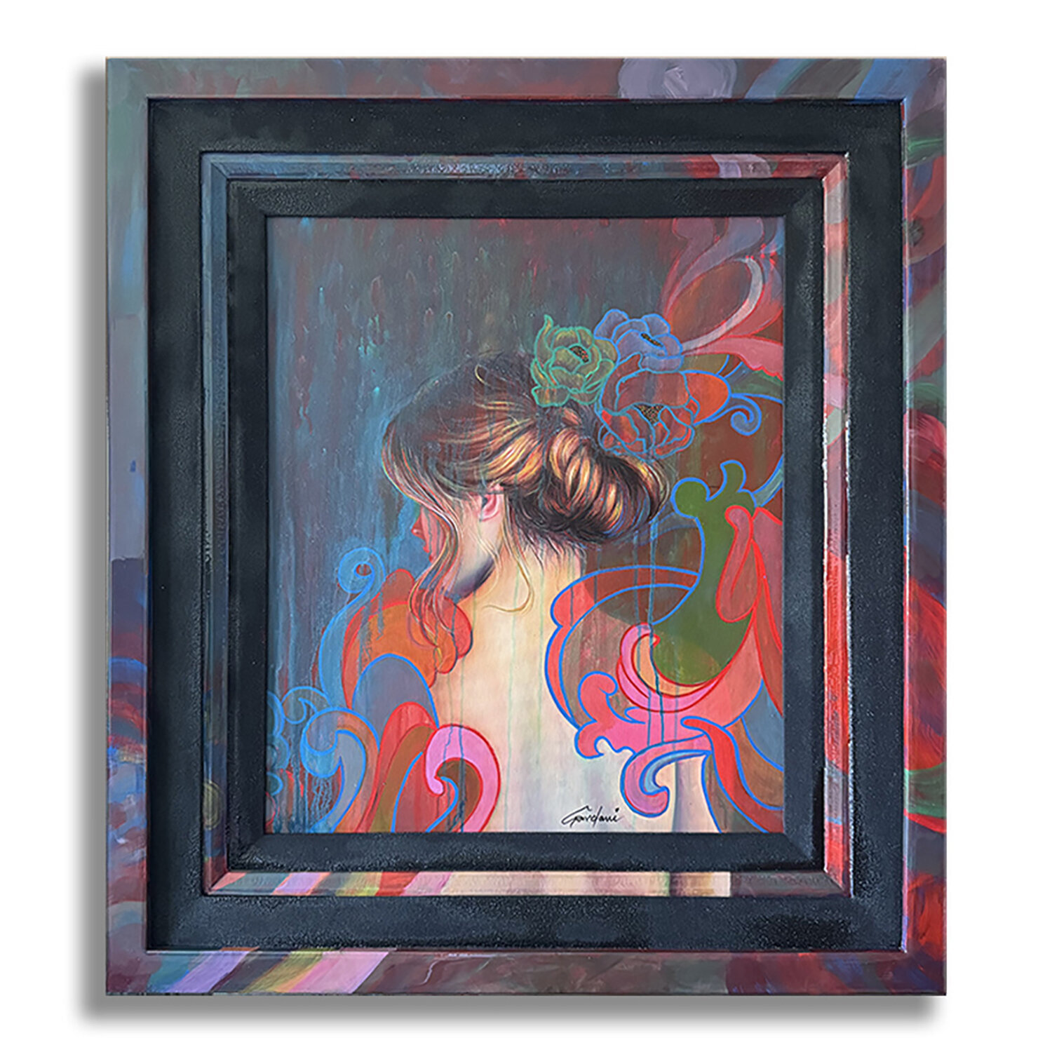 Lines of Thinking - Original Painting on Canvas Gardani