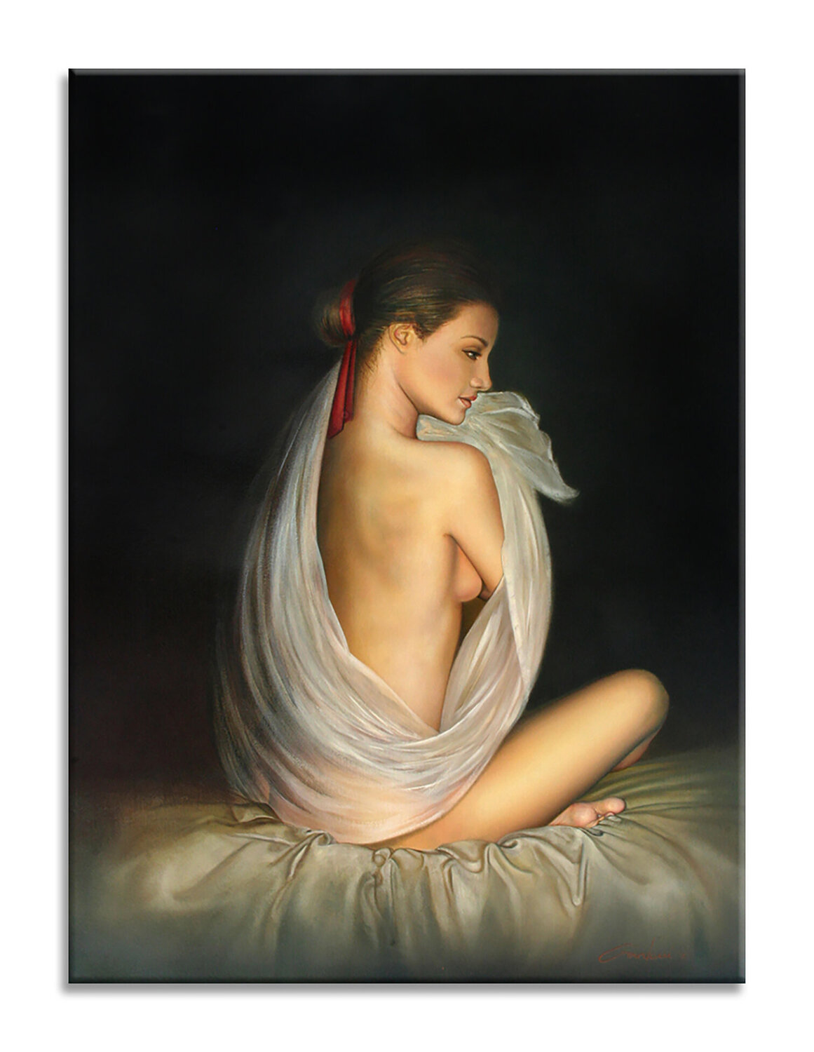 C Model - Paper - Giclee print Limited Edition Gardani