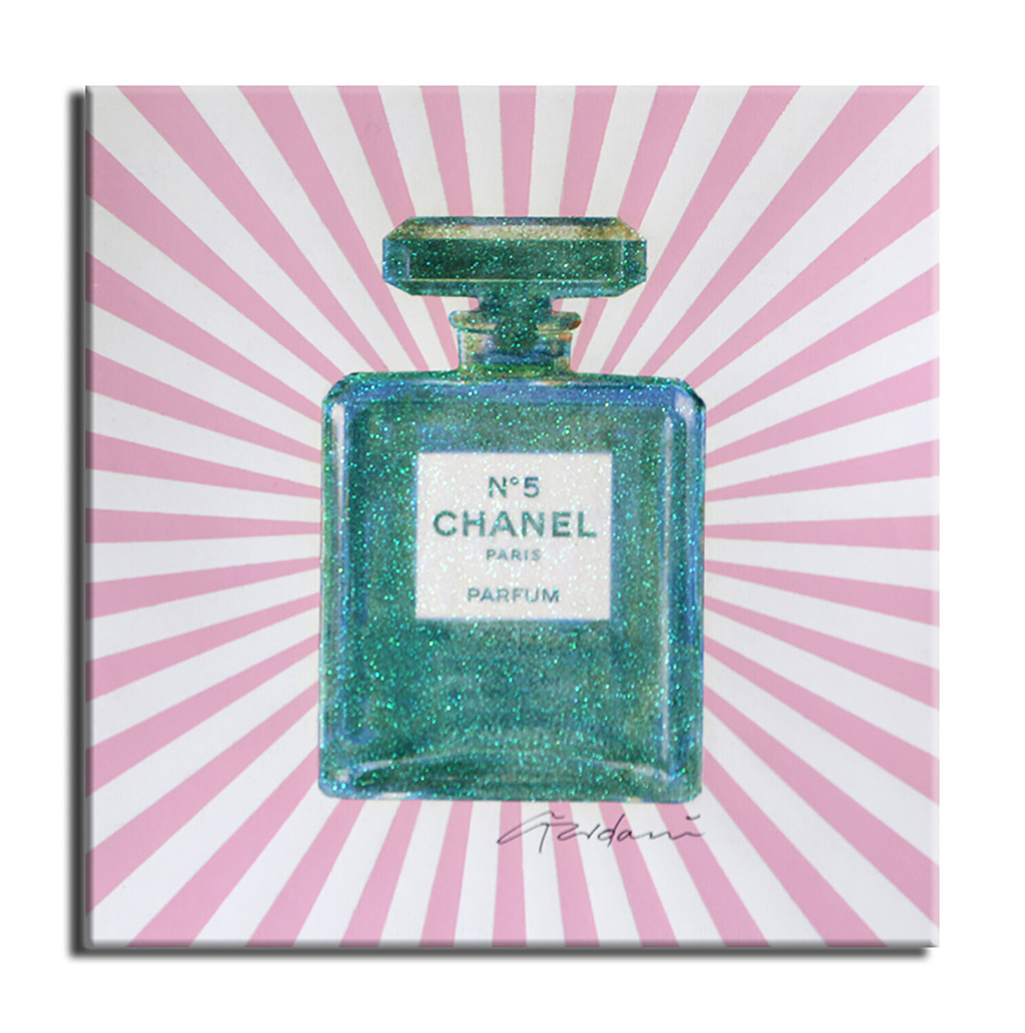 Chanel N5 With You - Canvas - Giclee Print Limited Edition Gardani Druck zu verkaufen