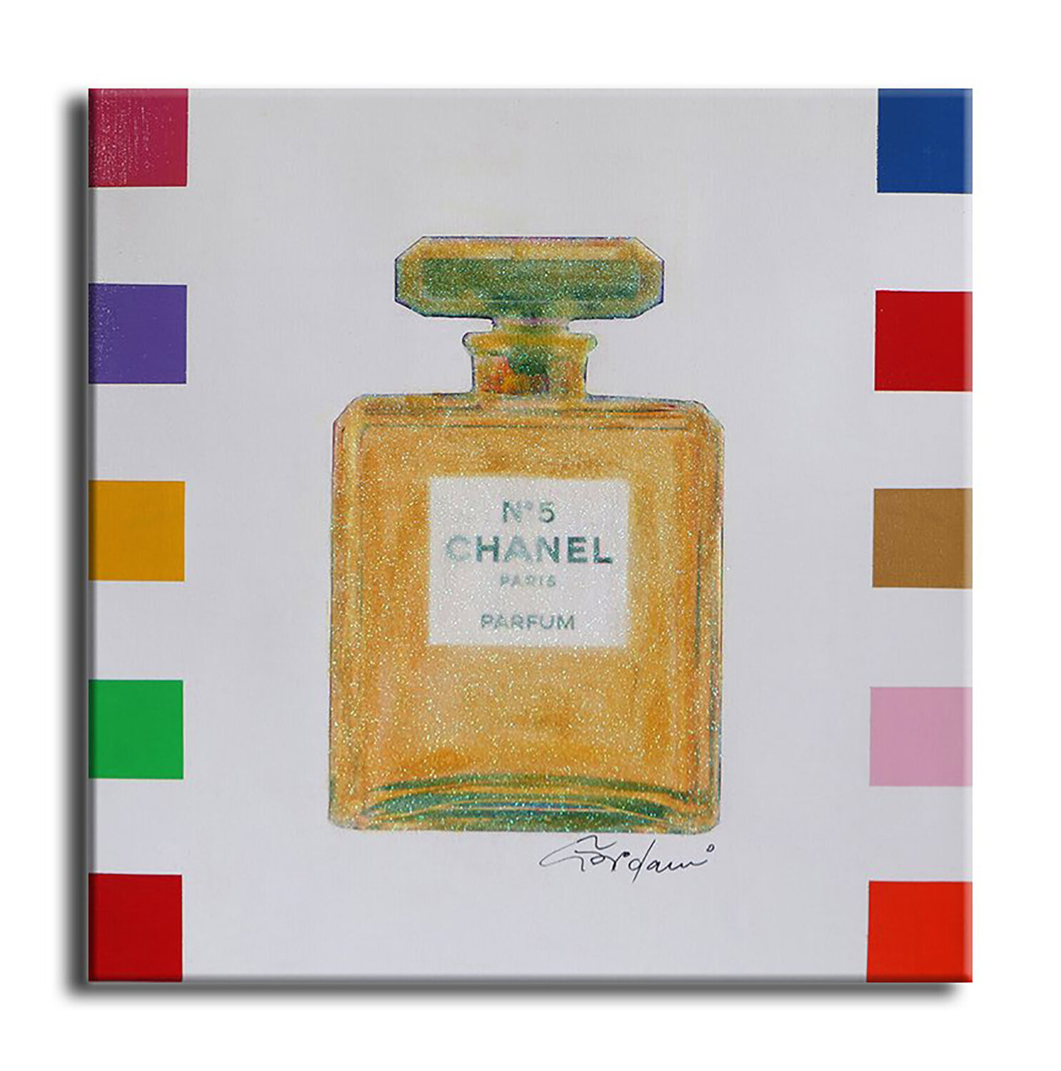 Chanel N5 The Reason - Canvas - Giclee Print Limited Edition Gardani