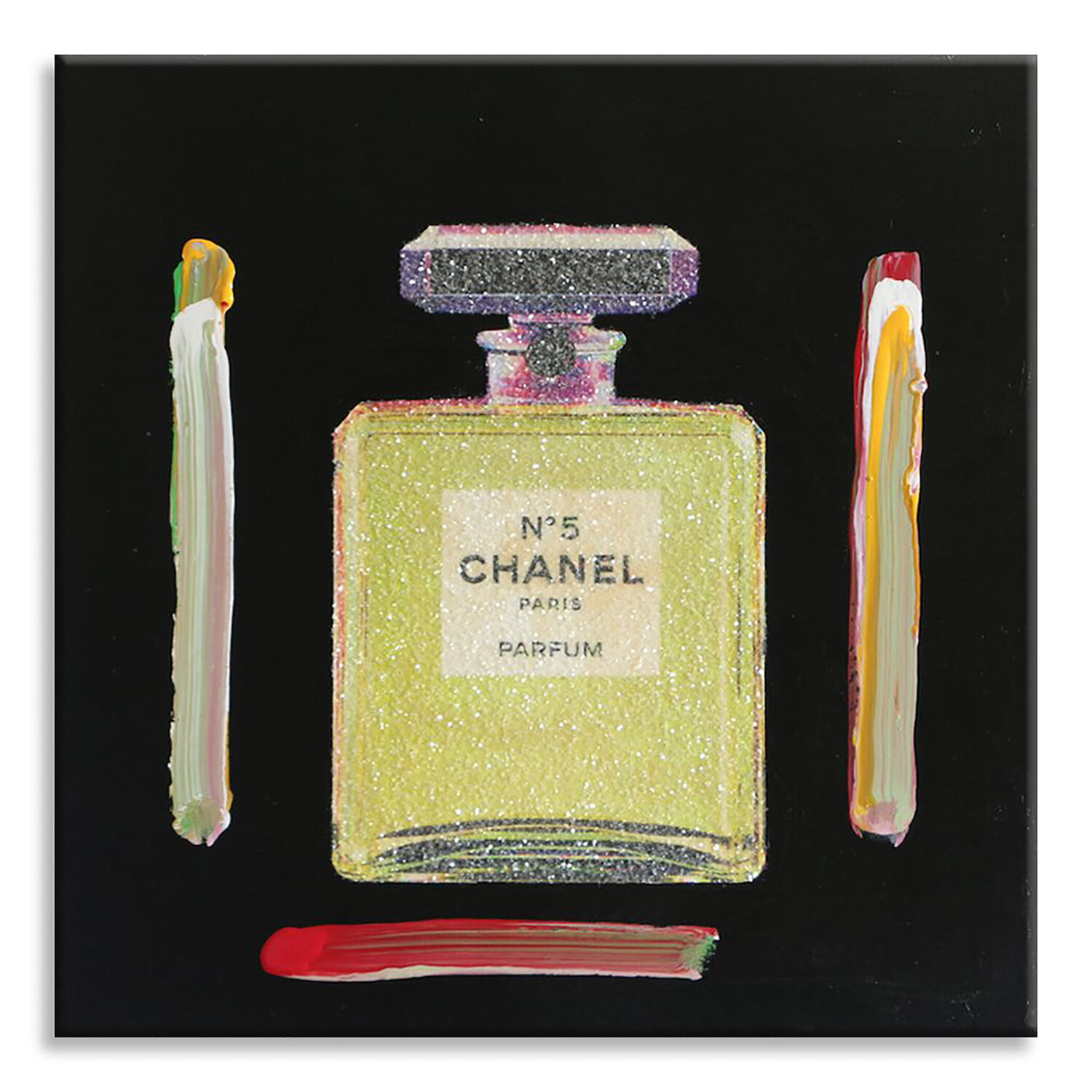 Chanel Golden - Canvas - Giclee Print Limited Edition Gardani Druck zu verkaufen