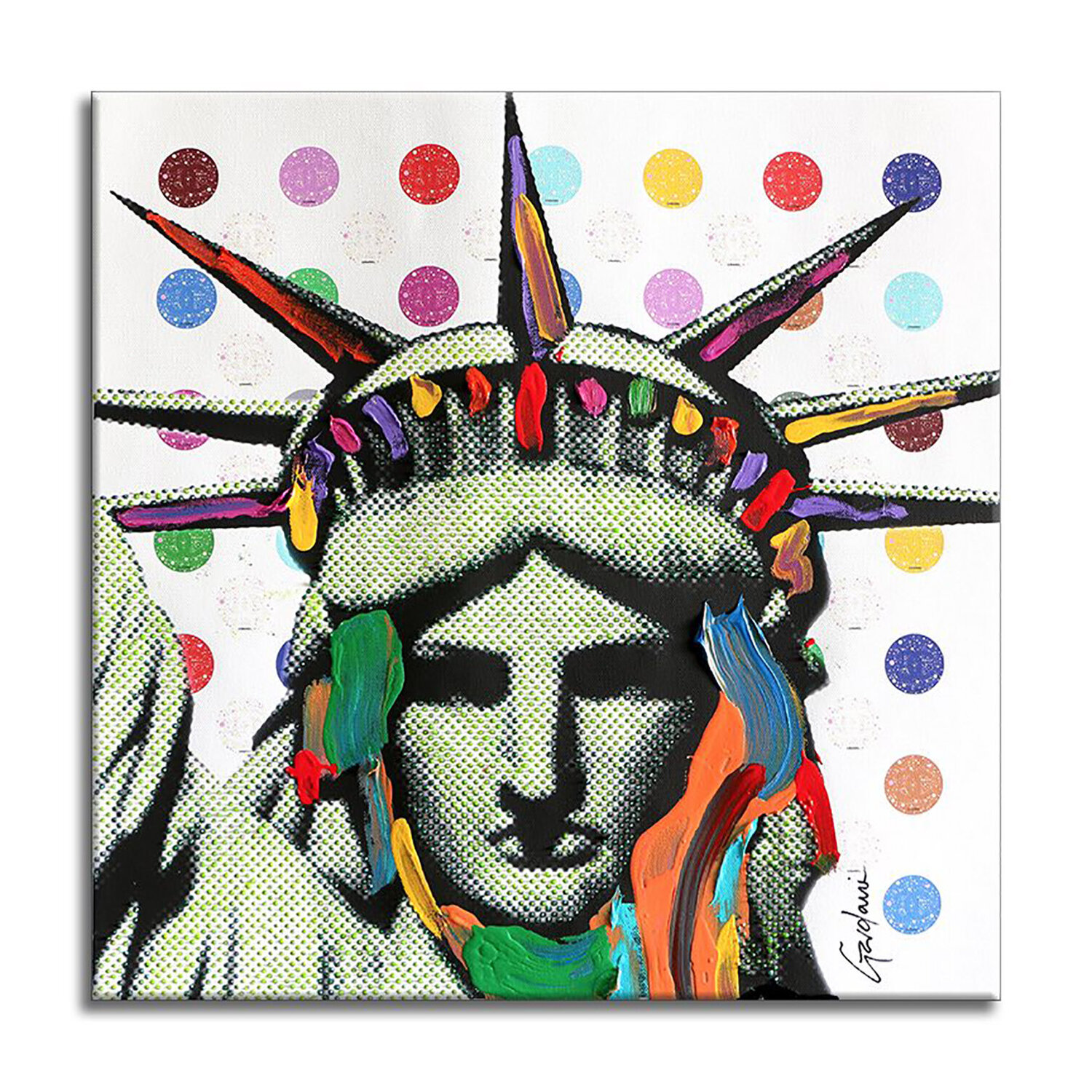 Liberty Underwater - Canvas - Giclee Print Limited Edition Gardani