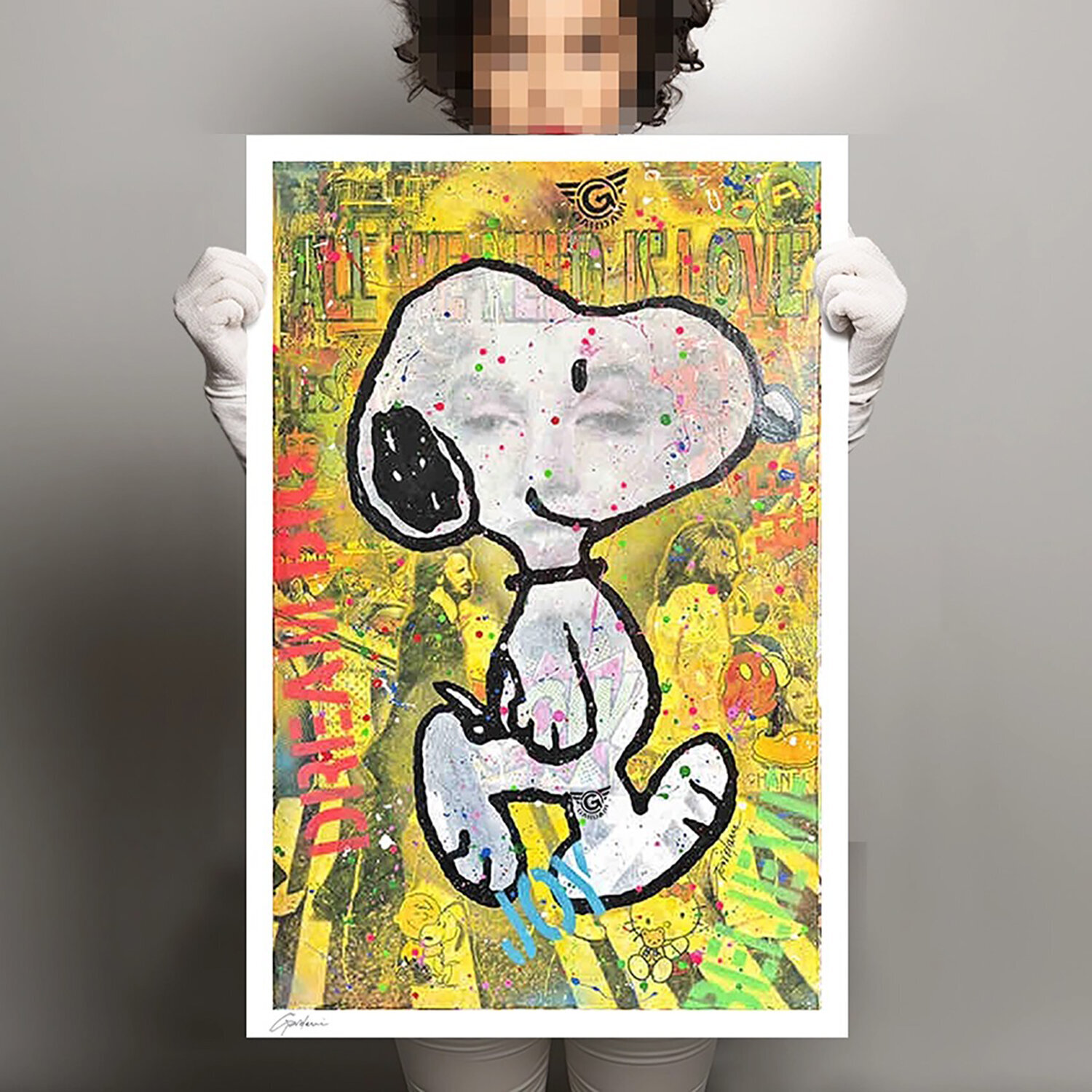 About Snoopy -  Paper - Giclee print Limited Edition Gardani