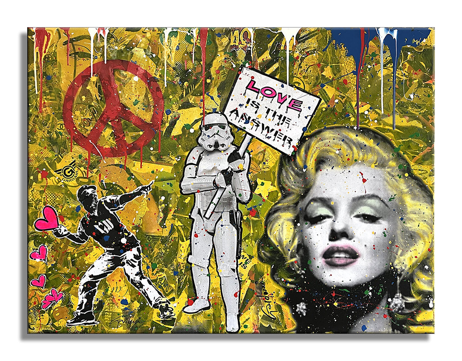 Spread Love – Original Painting on canvas Gardani