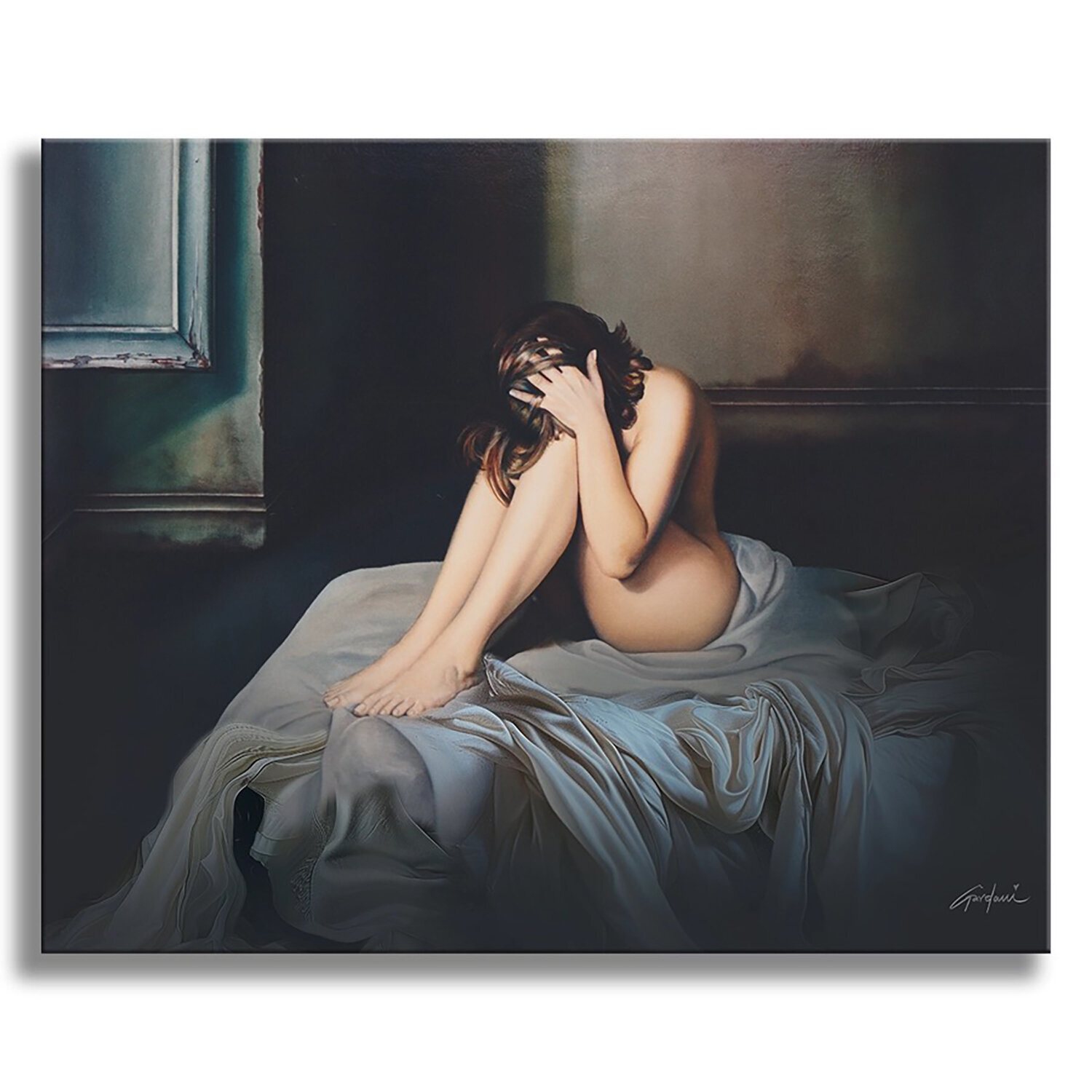 Silent - Original Painting on Canvas Gardani