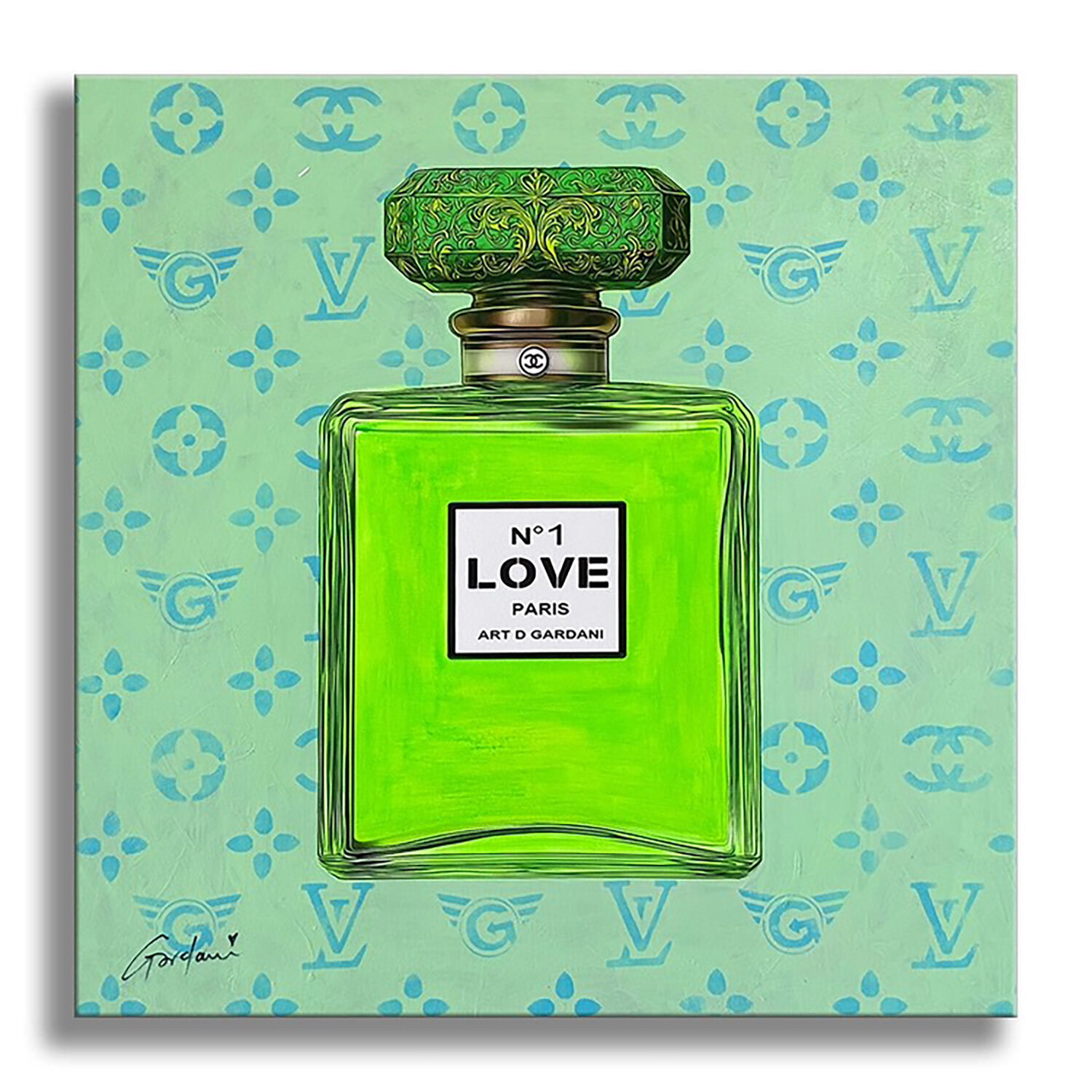Totally Chanel - Original Painting on Canvas Gardani