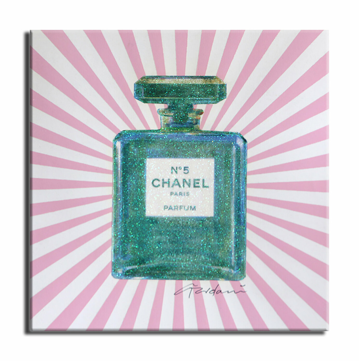 Chanel N5 With You - Original Painting on Canvas Gardani Originalgemälde zu verkaufen