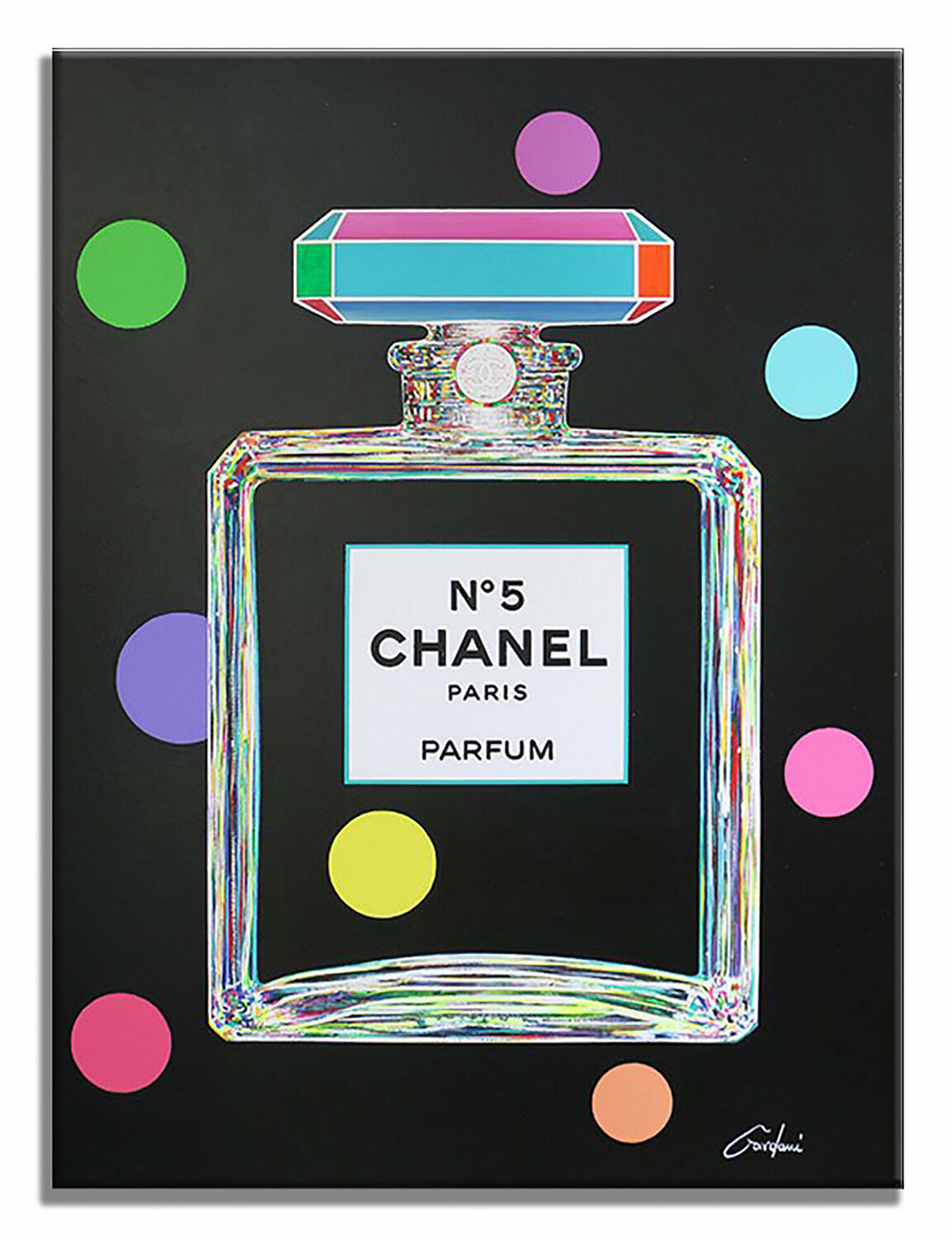 Love Perfume シャネル CHANEL キャンバスアート 絵画 Pink Chanel Perfume Wall Art | Luxury Art Canvas