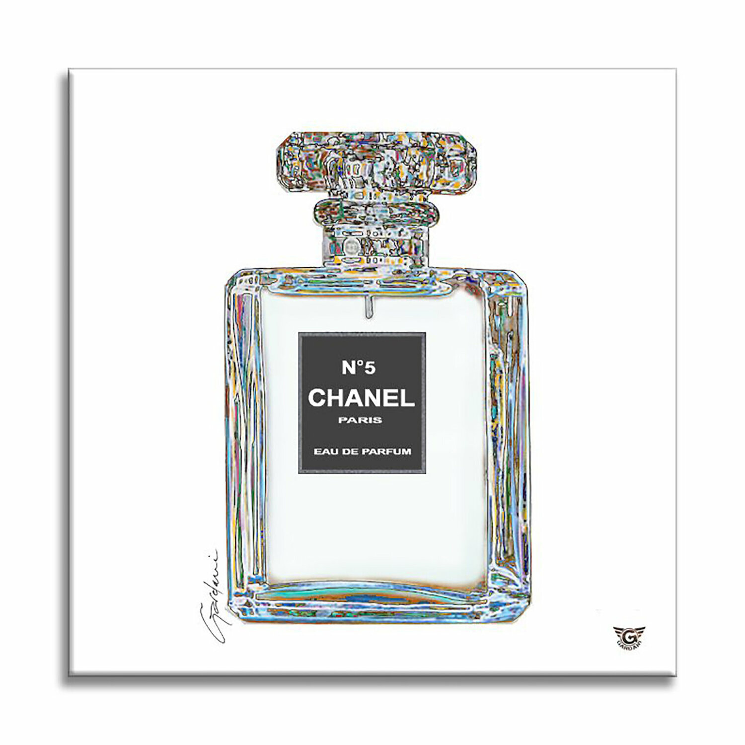 Blanc Parisienne - Original Painting on Canvas Gardani