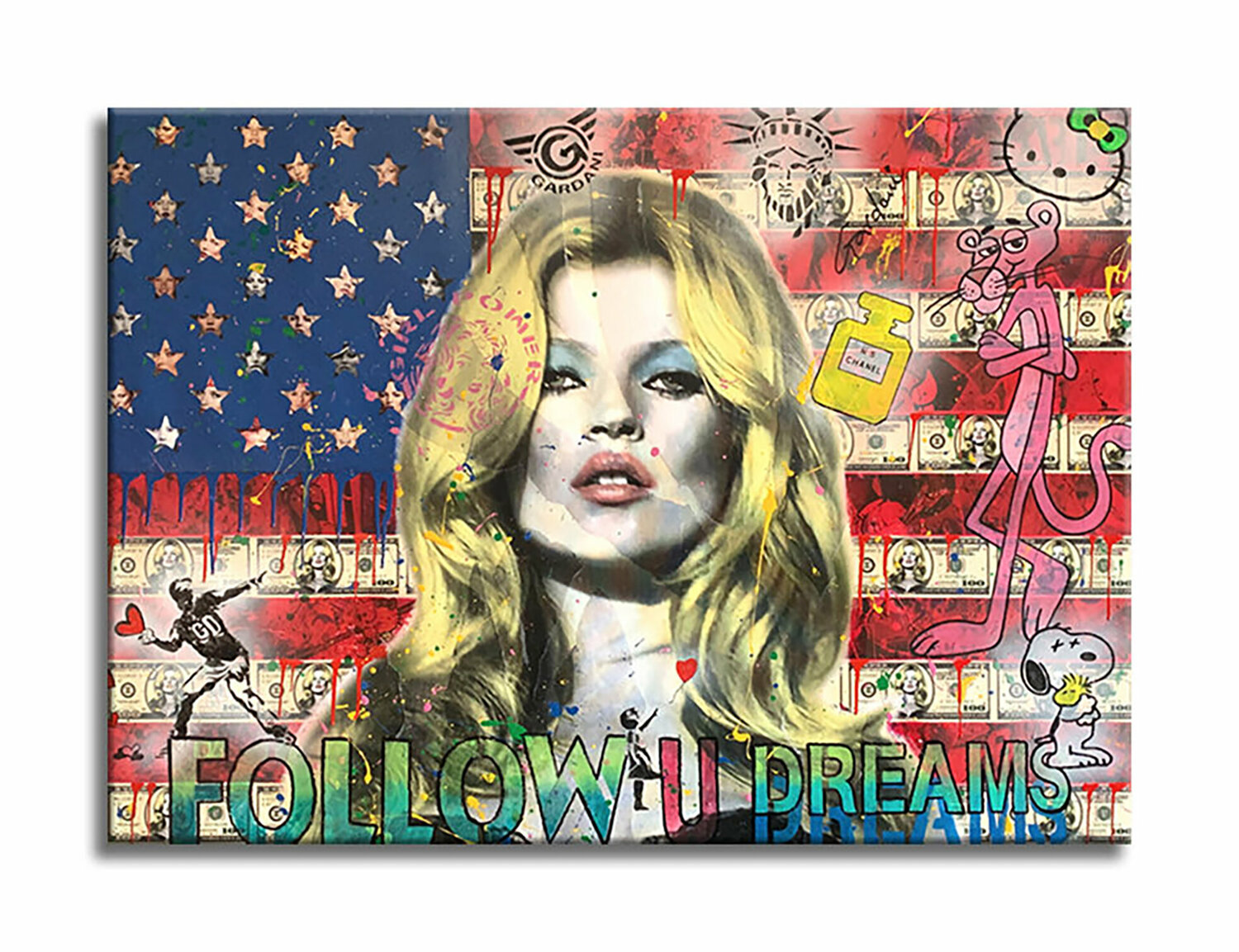 Kate Dreams - Original Painting on Canvas Gardani
