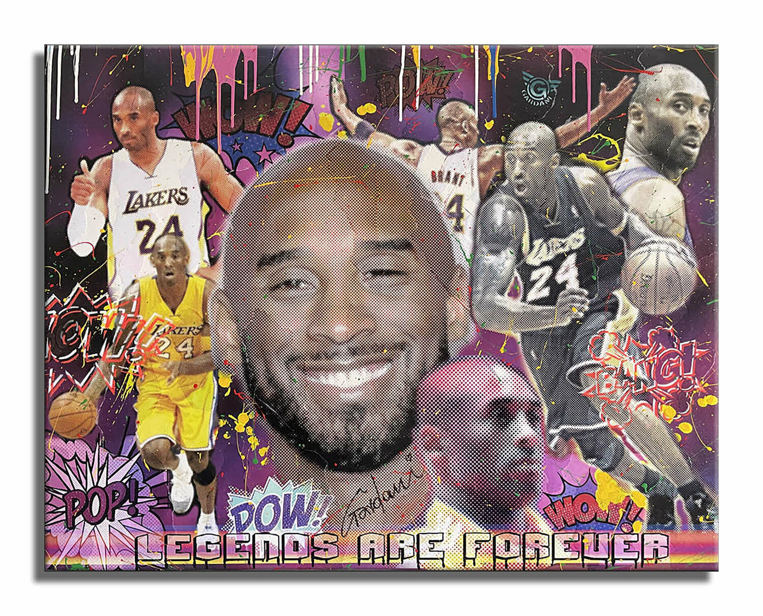 Kobe 24 Forever - Original Painting on Canvas Gardani