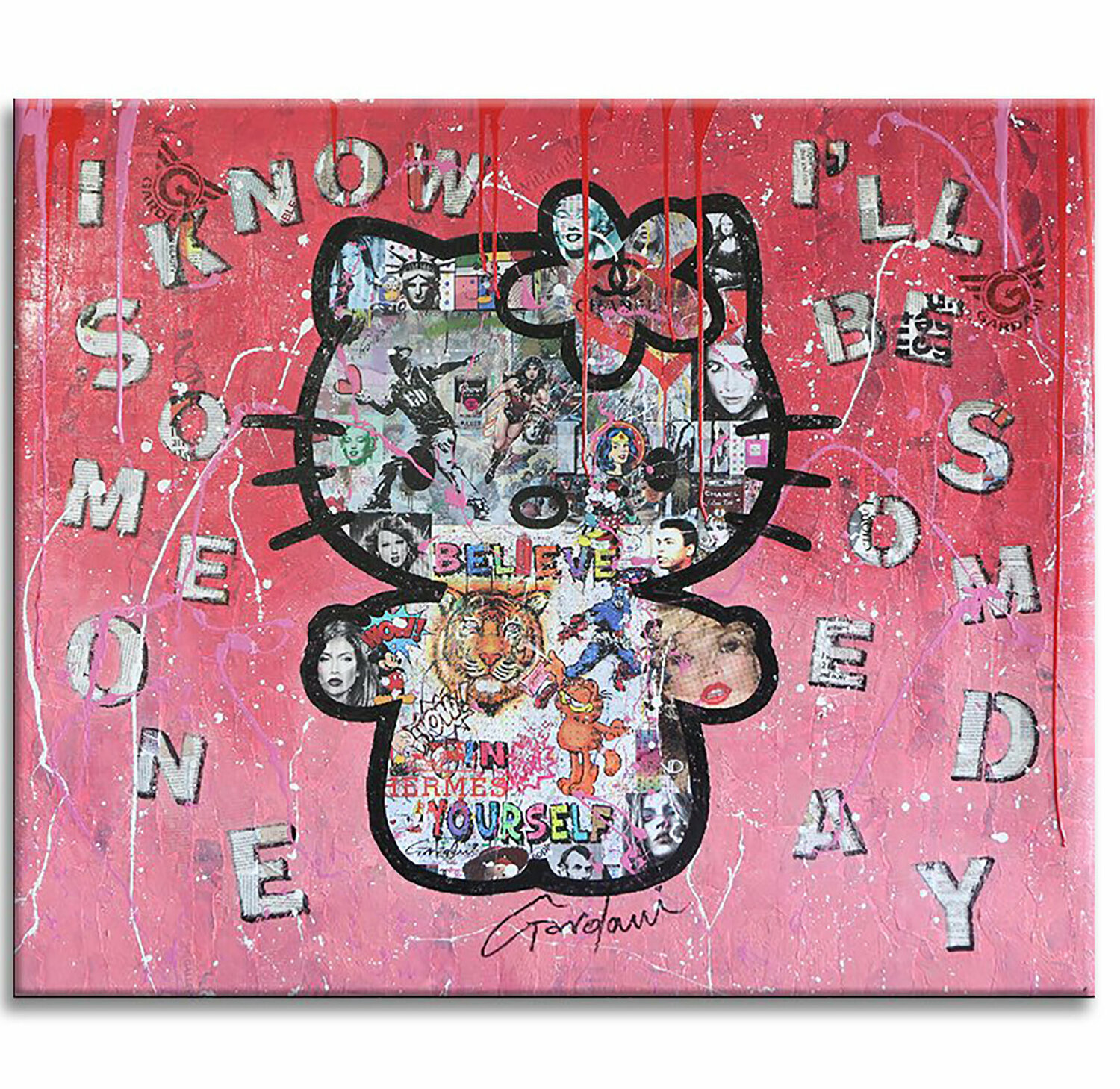 I'll Be someone someday - Original Painting on Canvas Gardani Originalgemälde zu verkaufen