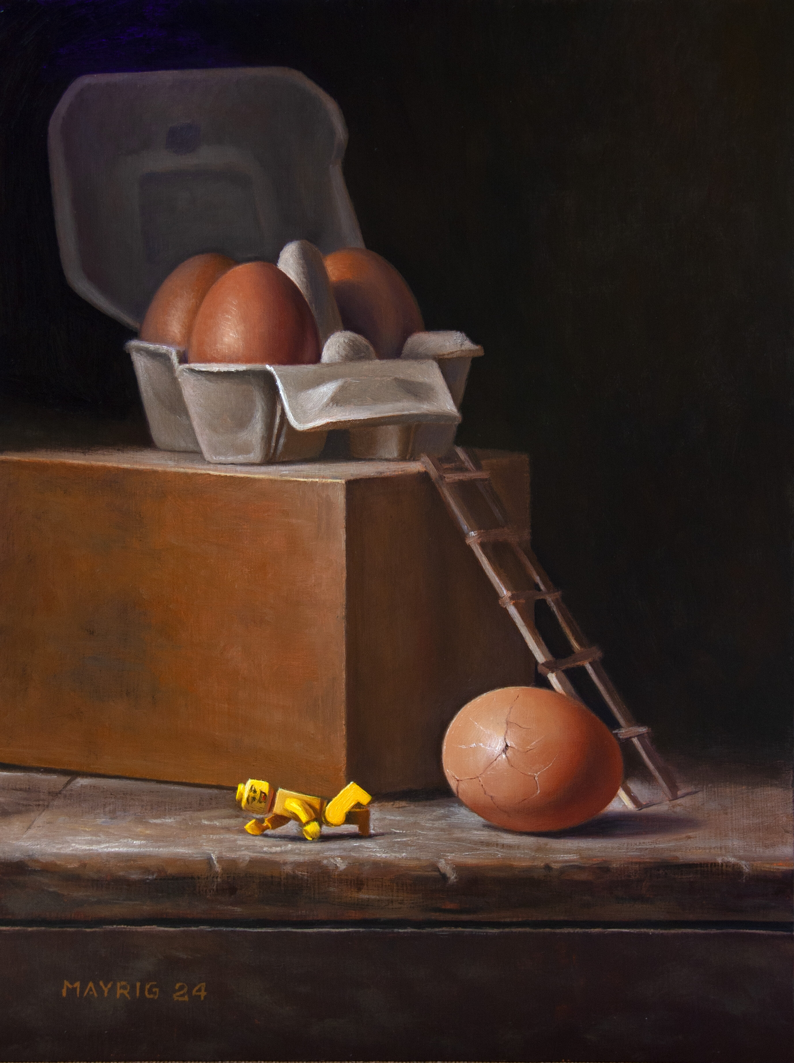 Los huevos están servidos