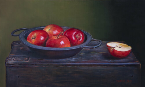 Who's next? di Mayrig Simonjan, Pittura in vendita su Singulart