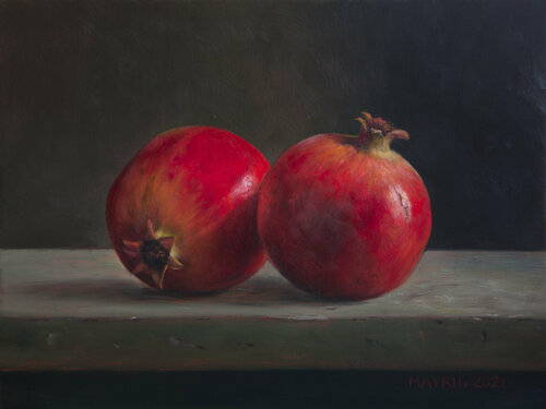 Pomegranate Duo van Mayrig Simonjan, Schilderij te koop op Singulart