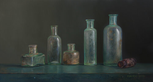 Medieval Glass - part II par Mayrig Simonjan, Peinture en vente sur Singulart