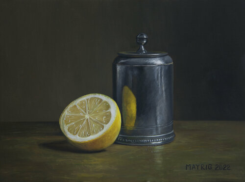 Lemon Shine van Mayrig Simonjan, Schilderij te koop op Singulart