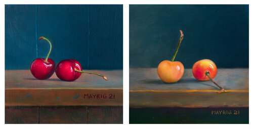 Colour me Cherry van Mayrig Simonjan, Schilderij te koop op Singulart