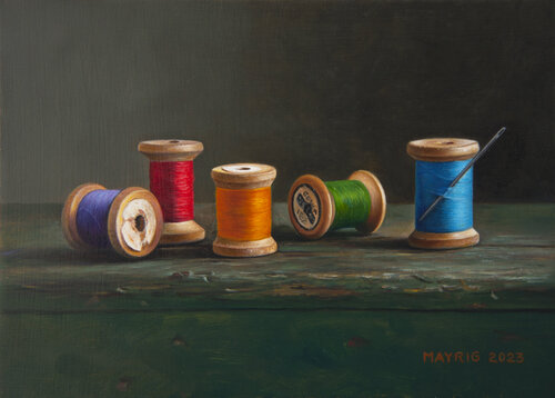 Bobbins of color de Mayrig Simonjan, Pintura a la venta en Singulart