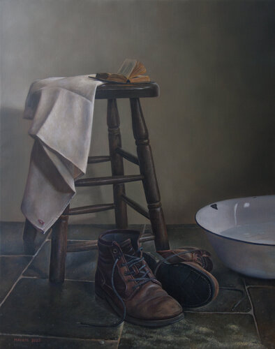 Go tell the World van Mayrig Simonjan, Schilderij te koop op Singulart