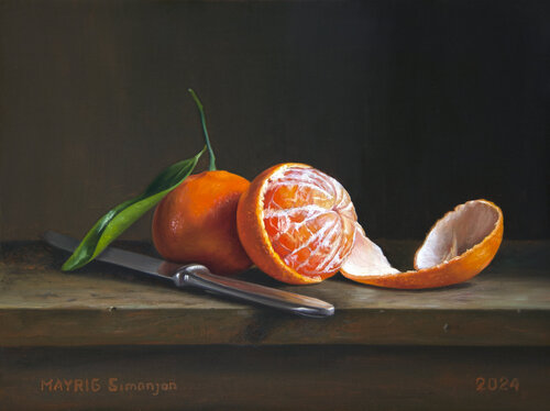 Peeled tangerine Mayrig Simonjan