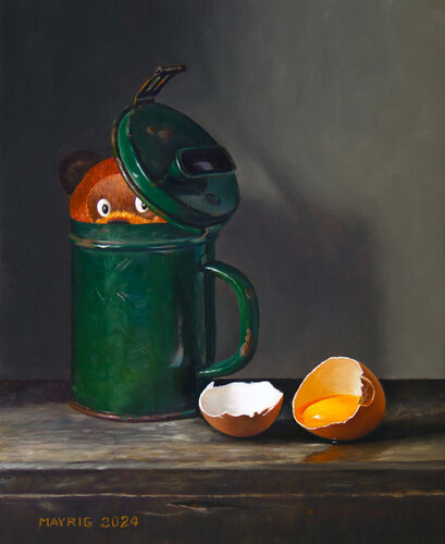 Not Guilty - Bear van Mayrig Simonjan, Schilderij te koop op Singulart