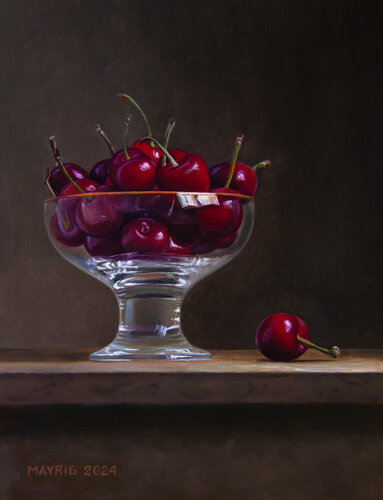 Cherry cocktail van Mayrig Simonjan, Schilderij te koop op Singulart