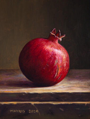 Pomegranate 'good fortune' von Mayrig Simonjan, Malerei kaufen auf Singulart