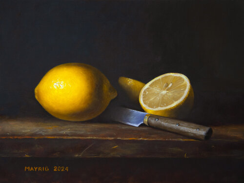 Energizing Lemons van Mayrig Simonjan, Schilderij te koop op Singulart