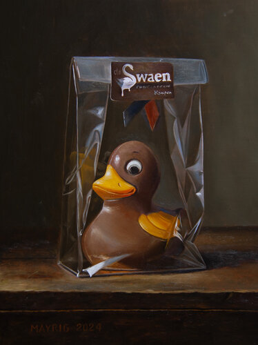 Beautiful Duckling van Mayrig Simonjan, Schilderij te koop op Singulart