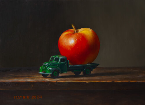 Apple Transport van Mayrig Simonjan, Schilderij te koop op Singulart