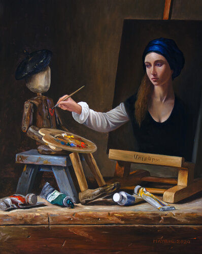 In Love van Mayrig Simonjan, Schilderij te koop op Singulart