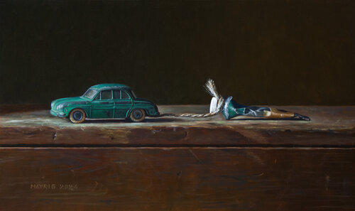 Heading for repair di Mayrig Simonjan, Pittura in vendita su Singulart