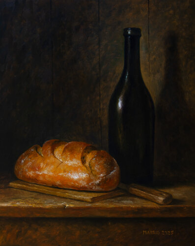 Bread and Wine van Mayrig Simonjan, Schilderij te koop op Singulart
