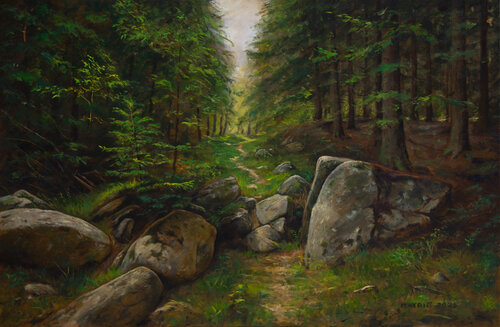 Through the Forest von Mayrig Simonjan, Malerei kaufen auf Singulart