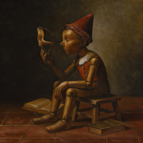 VERITAS di Mayrig Simonjan, Pittura in vendita su Singulart