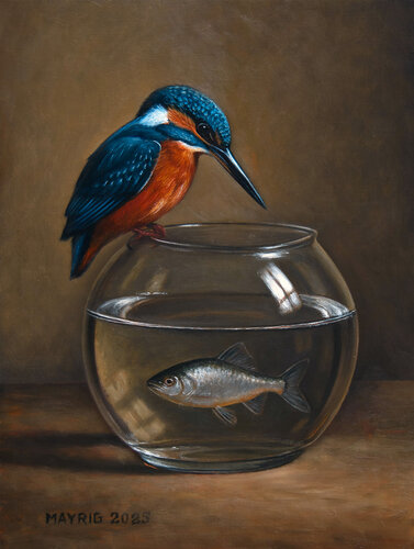 Easy Fishing di Mayrig Simonjan, Pittura in vendita su Singulart