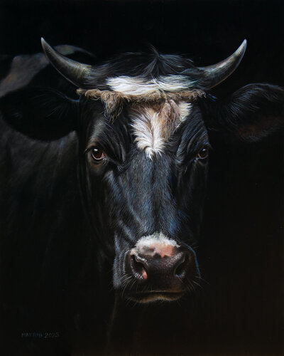 Black Beauty di Mayrig Simonjan, Pittura in vendita su Singulart
