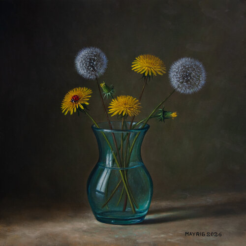 Dandelion Power by Mayrig Simonjan, 油畫 for Sale on Singulart